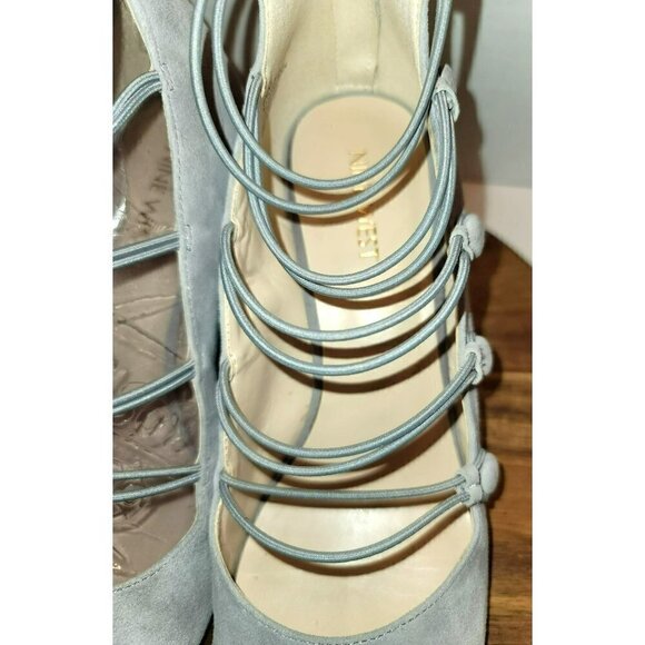 Nine West Kaede Suede Strappy Block Pumps - Picture 14 of 15